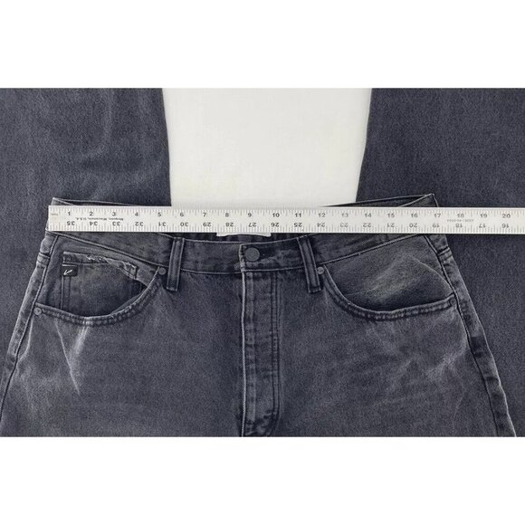 KanCan Dixon Ultra High Rise 90's Boyfriend Jeans Black/Gray Distressed Sz 15/31 - Picture 7 of 13